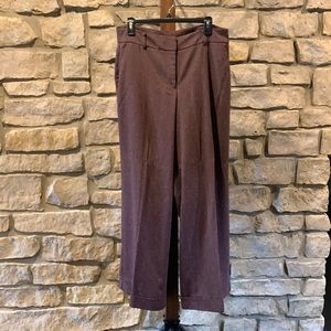 Lane Bryant Burgundy red Tweed Dress Pants size 14